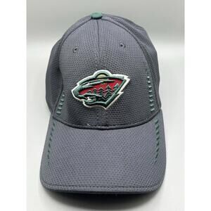 Minnesota Wild Hat Cap Snap Back Black NHL Hockey Fanatics Pro Authentic Mens
